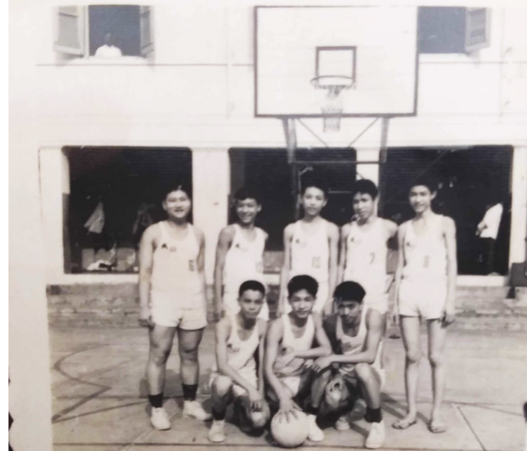 Members of Blue Star Basketball Team, 1963