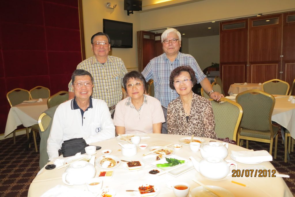 Dr. Kyaw Win in a Cantonese Dim Sum restaurant in Sunnyvale, September 2021