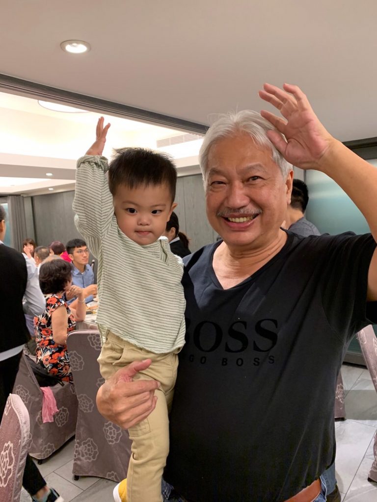Dr. Su with his grandson