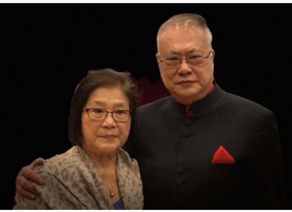 Felix Chin and wife Margaret Wong