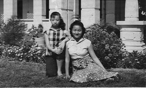Lena Yang and her classmate
