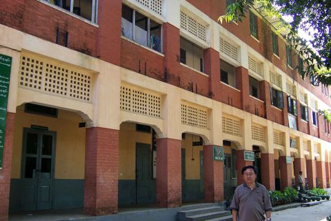 Former home of Wan Hua boys' school
