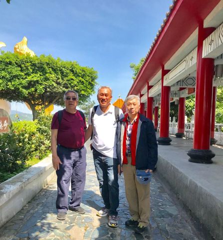 Clarence Chan and Oliver Young in Taiwan