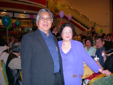 Clarence Chan (former Treasurer) and Marie