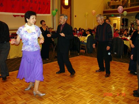 Dancing at the banquet