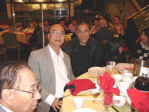 Paul Sue (left), Francis Ting and brother John Ting