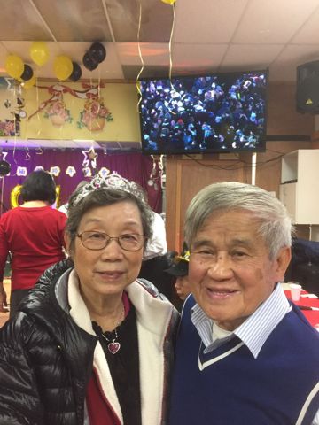 Lily Hwee with her husband