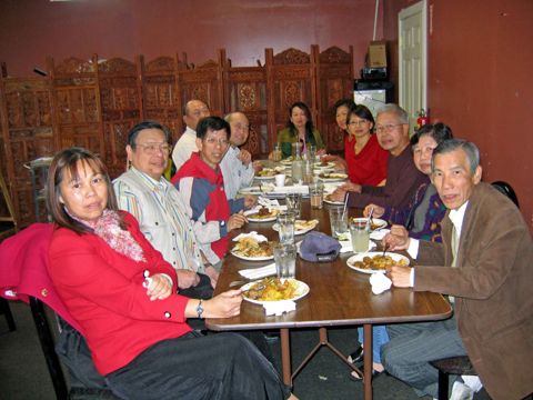 Buffet lunch at a Pakistani restaurant in Hayward