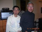 DJ Ko Than Maung (left) and Joe Chow (Adviser)