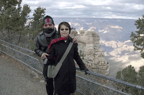 Joe and Jean Chow at Grand Canyon