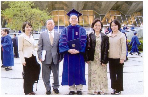 Richard Chan with family