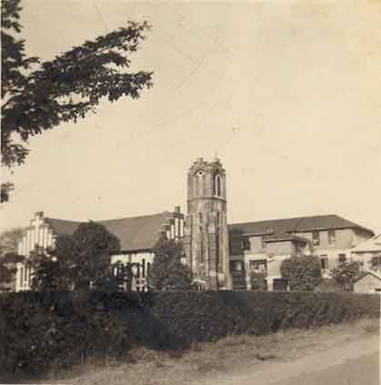 Church and boys' school from a distance