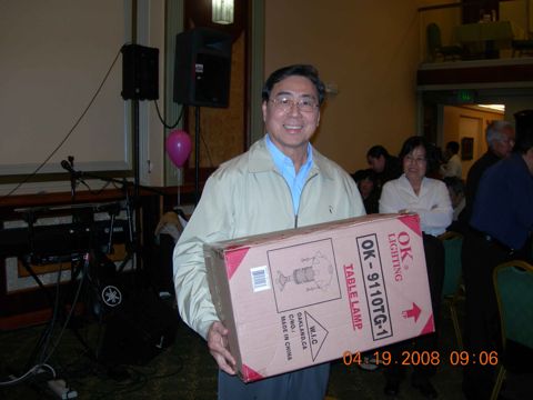 Raffle prize winner