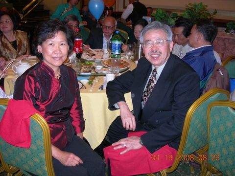 WHAA President Stan and Lulu Liou (Treasurer)
