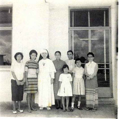 Regina with Mother, Mrs. Ting, and her friends