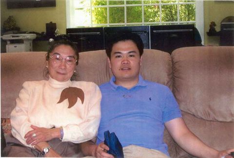 Teacher Regina with grandson Raymond
