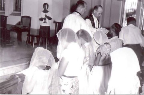 A church scene