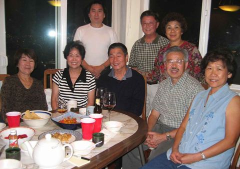 Party at the Sios' home in El Cerrito