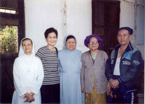Daughter-in-law Agatha with Nuns and friends