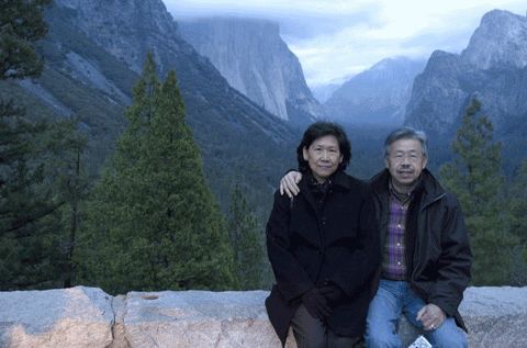 Stan and Lulu Liou at Yosemite