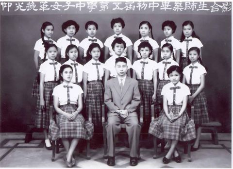 Mr. Sung and his graduating students