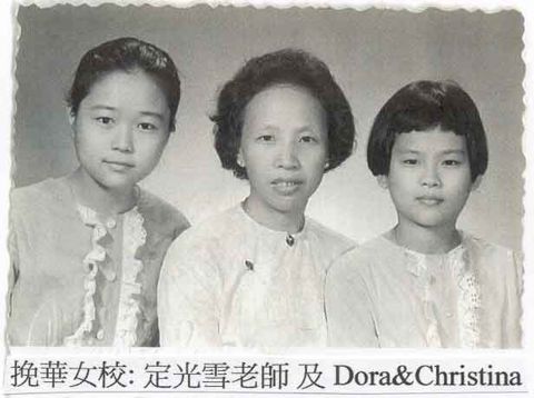 Dora (left), Mrs. Sung, and Christina