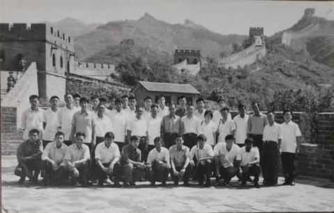 Burmese national team at Great Wall