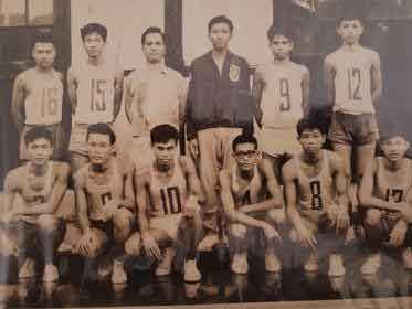 1964 Rangoon Division Basketball Team