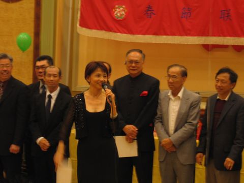 Emcee Jean Chow