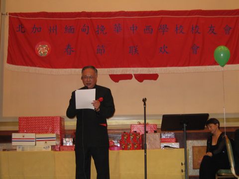 Felix Chin giving a speech